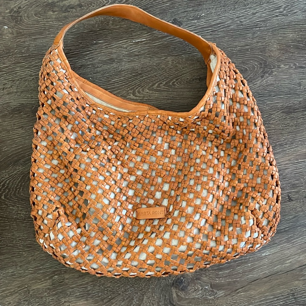 Marta ponti bag camel color